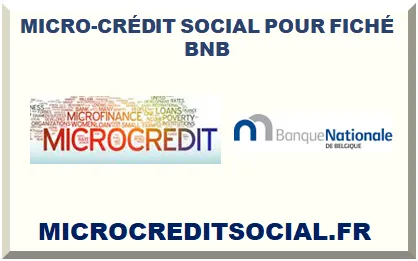 MICRO-CRÉDIT POUR FICHÉ BNB