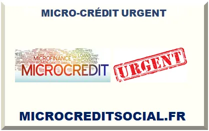 MICRO-CRÉDIT URGENT